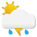 Rain Thunder Icon