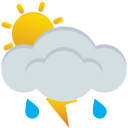 Rain Thunder Icon