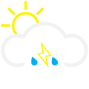 Rain Thunder Icon